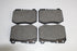 MERC W205 BRAKE PADS FRNT 651ENG