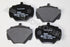 LANDROVER BRAKE PAD DISCOVERY 1 3.9 V8 REAR 1998