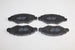 PEUGEOT BRAKE PADS 206 1.4 FRONT 04-06
