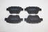 VW JETTA 6 1.6 TDI REAR BRAKE PADS 2011 - 2014