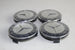 MERC WHEEL CAP BADGE BLUE SET