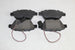 FIAT 500 FRONT BRAKE PADS WITH SENSOR 2012 UP