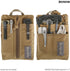 Maxpedition Platy Pocket Organizer 5" x 7" Dark Tan 0236T