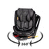 Emerald 2 in 1 Black N Gold Plus Nappy Bag + Carrera 360 Car Seat