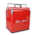 Totai 13l Red Metal Cooler Box With Handle & Lid - 05/MCB-R