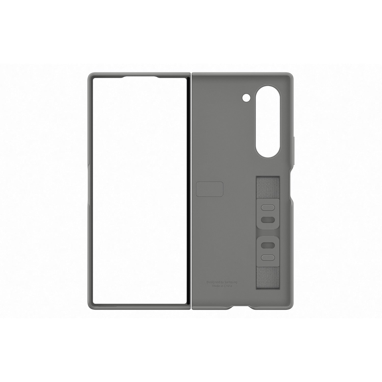 Samsung Standing Cover With Strap - Samsung Galaxy Z Fold6 - Gray