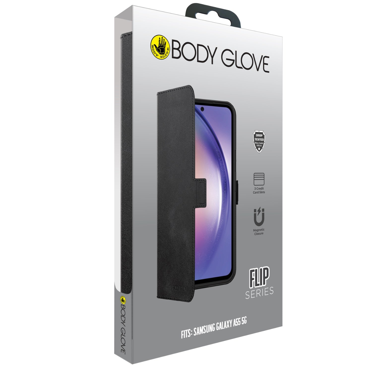 Body Glove Flip Series - Samsung Galaxy A55 5G - Black