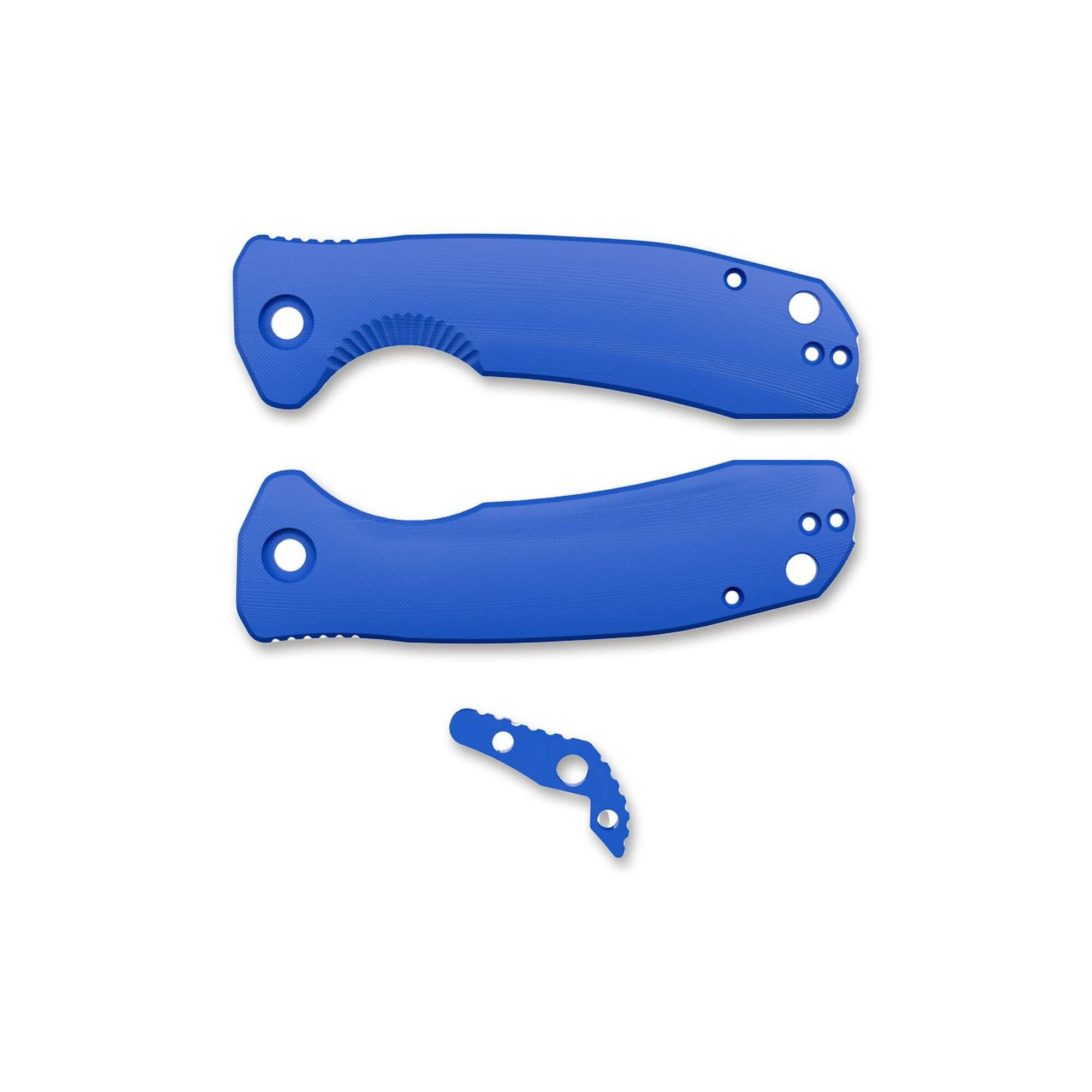 Honey Badger G10 Medium Blue Handles With Back Spacer - HB4039