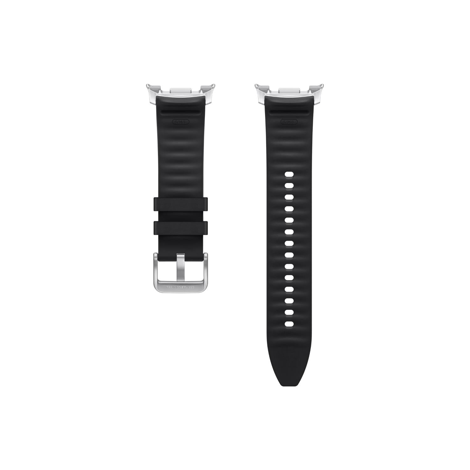 Samsung Galaxy Classic Hybrid Watch Strap (S/M/L) - Samsung Galaxy Watch8 / Watch8 Classic - Black
