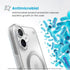 Speck Presidio Perfect Clear MagSafe Case - Apple iPhone 16 - Clear & Chrome