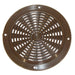 Air Vent, 63mm, Round, Plastic, Brown