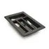 Moulded Cutlery Tray, Charcoal, 400 Unit, W304mm x 463mm