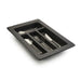 Moulded Cutlery Tray, Charcoal, 400 Unit, W304mm x 436mm