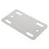 Metal Bracket, Flat, 82mm x 48mm, White