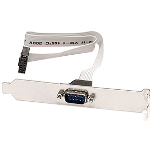 Supermicro 9-pin Serial Port Cable with Low-Profile Bracket | SKU CA-CBL10L