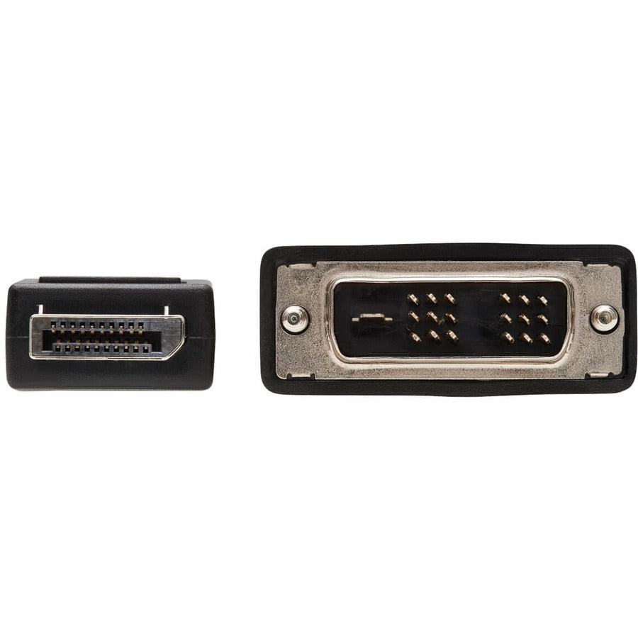 Eaton Tripp Lite Series DisplayPort to DVI Adapter Cable (DP with Latches to DVI-D Single Link M/M), 6 ft. (1.8 m) | SKU TL-P581006