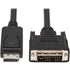 Eaton Tripp Lite Series DisplayPort to DVI Adapter Cable (DP with Latches to DVI-D Single Link M/M), 6 ft. (1.8 m) | SKU TL-P581006