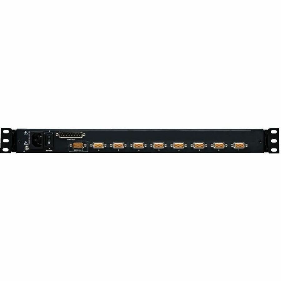 Eaton Tripp Lite Series NetDirector 8-Port 1U Rack-Mount Console KVM Switch with 19-in. LCD + 8 PS2/USB Combo Cables, TAA | SKU TL-B20U8K