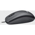 Logitech M100 Wired USB Mouse, 3-Buttons,1000 DPI Optical Tracking, Ambidextrous, Compatible with PC, Mac, Laptop (Gray) | SKU MOS-M100