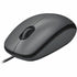 Logitech M100 Wired USB Mouse, 3-Buttons,1000 DPI Optical Tracking, Ambidextrous, Compatible with PC, Mac, Laptop (Gray) | SKU MOS-M100