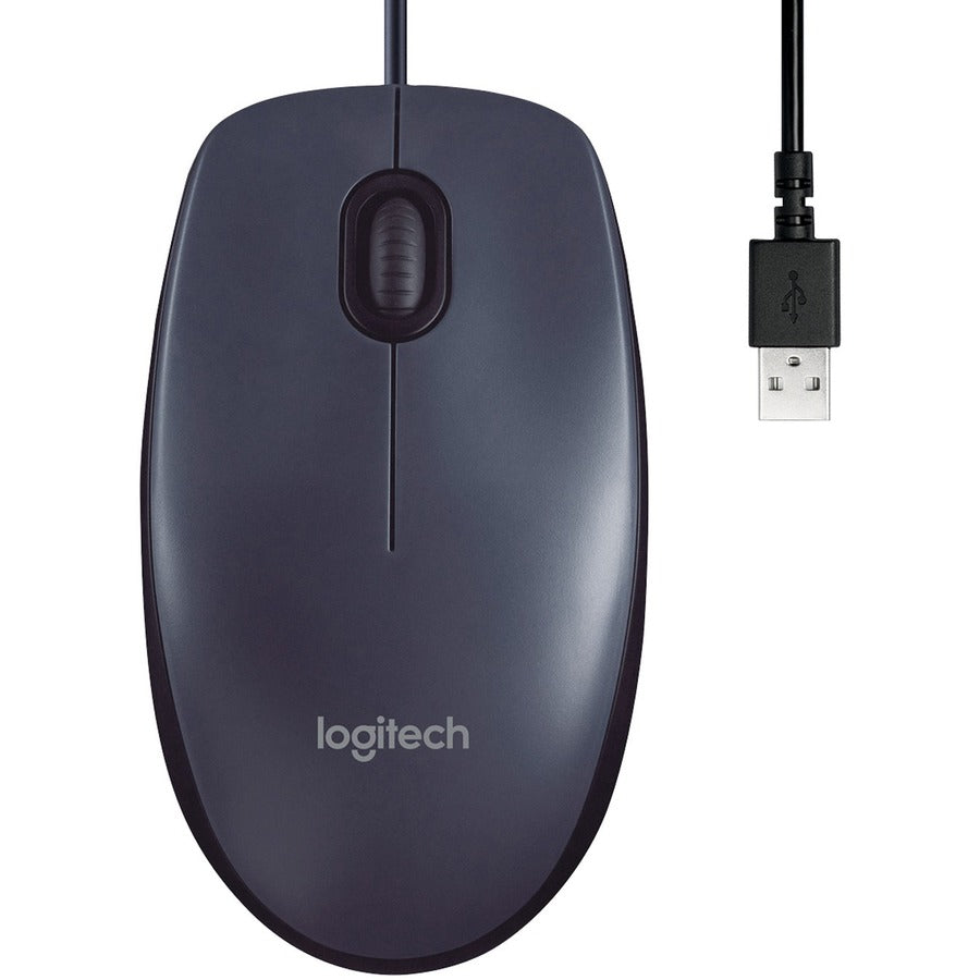 Logitech B100 Optical Mouse Medium | SKU MOS-B100