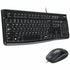 Logitech MK120 Wired Keyboard and Mouse Combo for Windows, Optical Wired Mouse, Full-Size Keyboard, USB Plug-and-Play | SKU KB-MK120