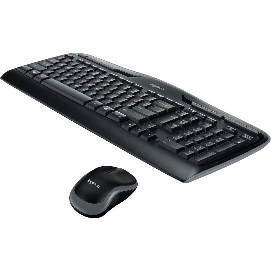 Logitech MK320 Wireless Keyboard and Mouse Combo for Windows, 2.4 GHz Wireless with a Nano USB-Receiver, Portable Mouse, Multimedia Keys | SKU KB-MK320