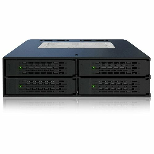 Icy Dock MB994SP-4S Drive Bay Adapter Serial ATA, Serial Attached SCSI (SAS) - Serial ATA Host Interface Internal - Matte Black | SKU EN-MB994SP