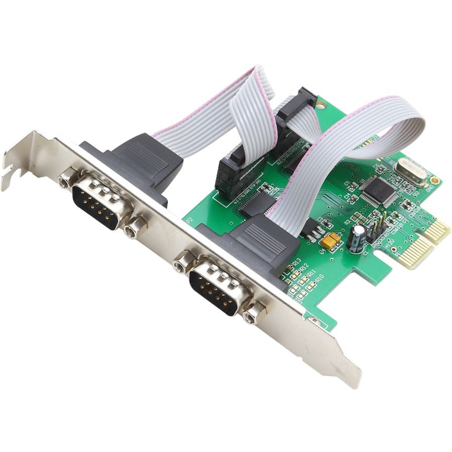 SYBA Multimedia 2-port Serial PCIe, x1, Revision 1.0a, (Full & Low Profile) | SKU PEX-15037