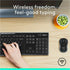 Logitech MK270 Wireless Keyboard and Mouse Combo for Windows, 2.4 GHz Wireless, Compact Mouse, Black | SKU KB-MK270