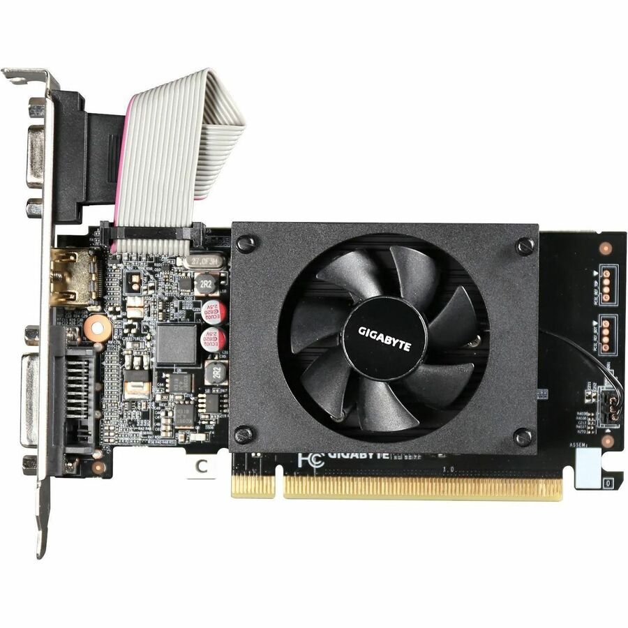 GIGABYTE NVIDIA GeForce GT 710 Graphic Card - 2 GB DDR3 SDRAM - Low-profile | SKU GA-710D3V2