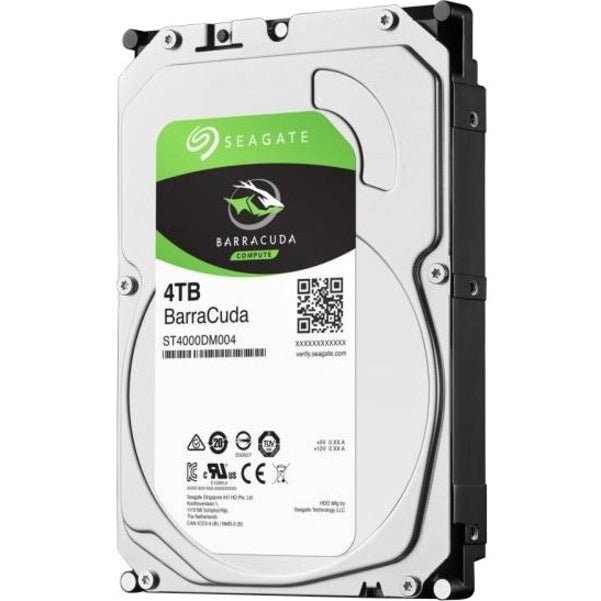 Seagate BarraCuda ST4000DM004 4 TB Hard Drive - 3.5" Internal - SATA (SATA/600) | SKU HD-ST4DM04