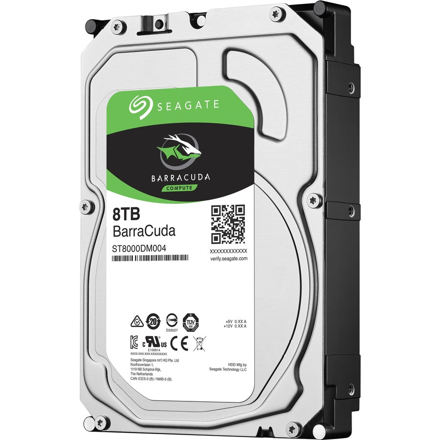 Seagate BarraCuda ST8000DM004 8 TB Hard Drive - 3.5" Internal - SATA (SATA/600) | SKU HD-ST8TDM4