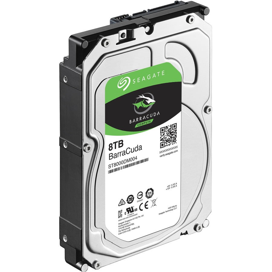 Seagate BarraCuda ST8000DM004 8 TB Hard Drive - 3.5" Internal - SATA (SATA/600) | SKU HD-ST8TDM4