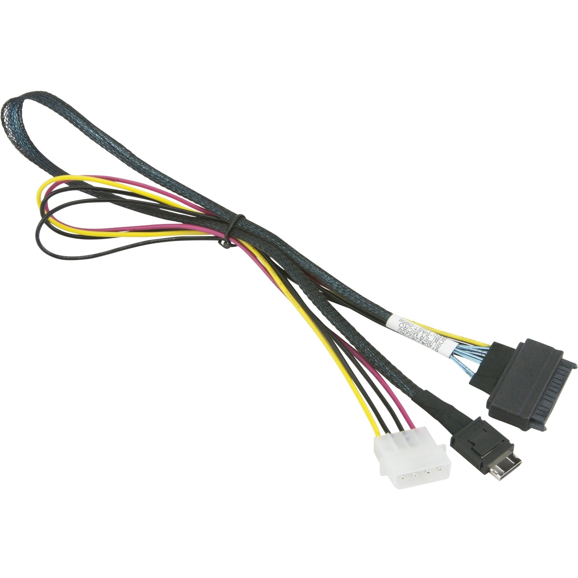 Supermicro 55cm OCuLink to PCIE SFF-8639 U.2 with Power Cable | SKU CA-CBLST95