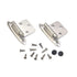 3 Knuckle, Spring Hinge, Chrome Plated, 2 Pieces