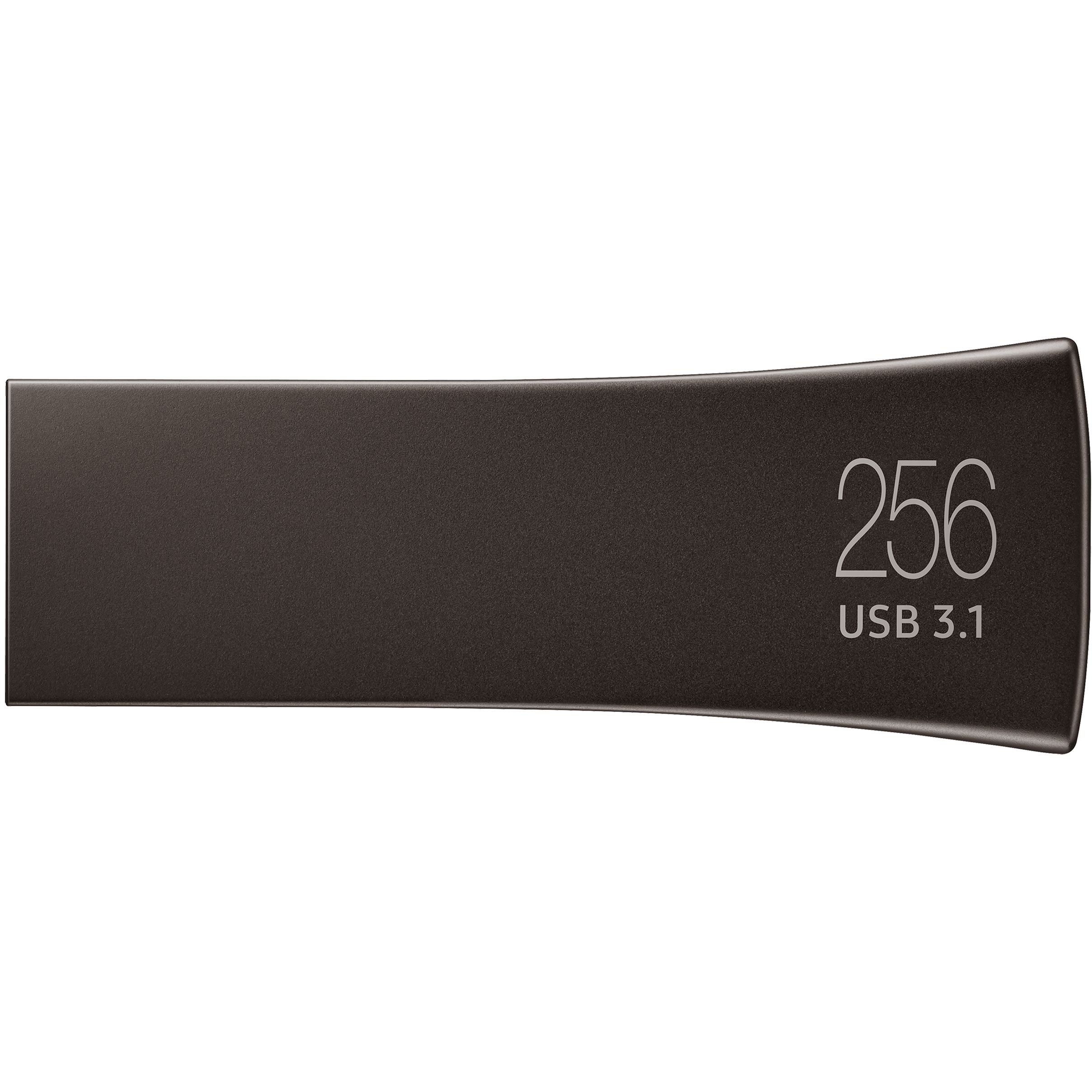 Samsung USB 3.1 Flash Drive BAR Plus 256GB Titan Gray | SKU MUF-256BE4
