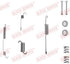 Accessory Kit Brake Shoe 711 Shoe Right Ford Escort, Nissan Langley,Renault 11 (105-0599-1R)