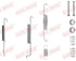 Accessory Kit Brake Shoe Right Side ATE503Bs/Fsb48 Vw Caddy Golf Jetta (105-0680-1R)