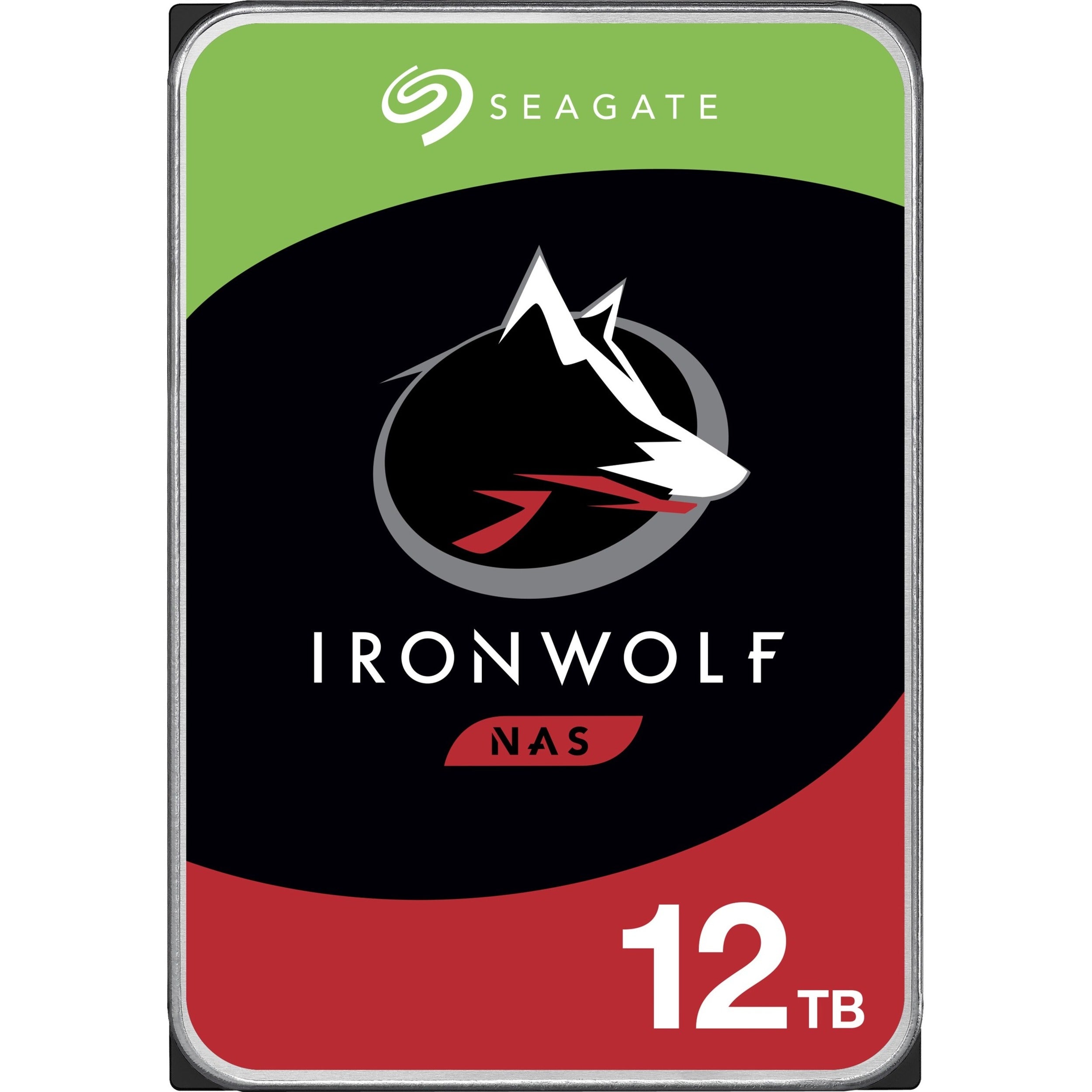Seagate IronWolf ST12000VN0008 12 TB Hard Drive - 3.5" Internal - SATA (SATA/600) - Conventional Magnetic Recording (CMR) Method | SKU ST12000VN8