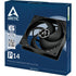 Arctic Cooling Pressure-Optimised 140mm Fan - 1 Pack | SKU CA-P14BK