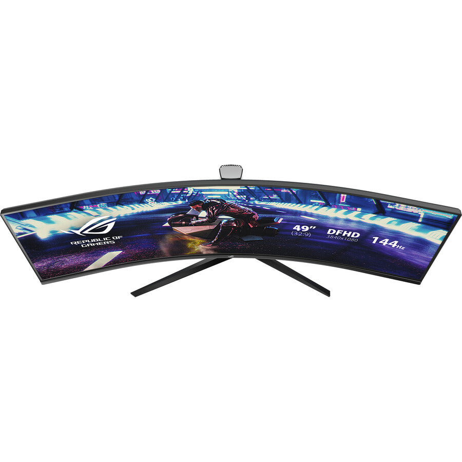 Asus ROG Strix XG49VQ 49" Class Double Full HD (DFHD) Curved Screen Gaming LCD Monitor - 32:9 - Black | SKU AS-XG49VQ