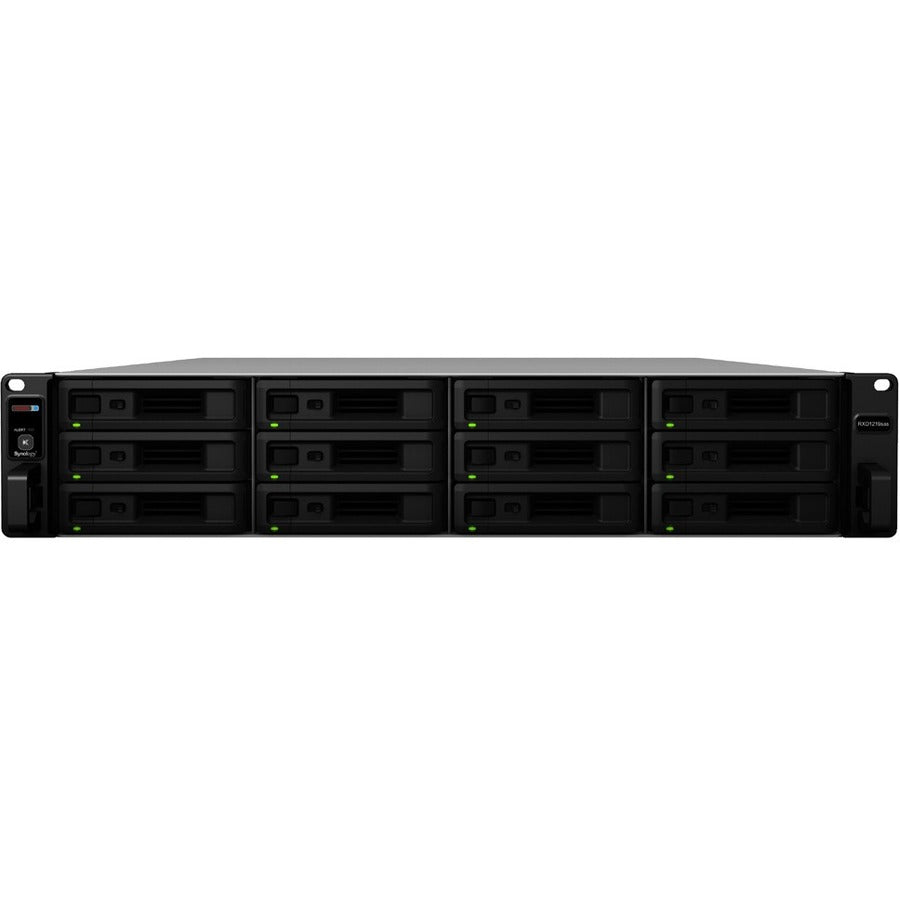Synology RXD1219SAS Drive Enclosure Serial Attached SCSI (SAS) - Mini-SAS HD Host Interface - 2U Rack-mountable | SKU SYN-XD1219