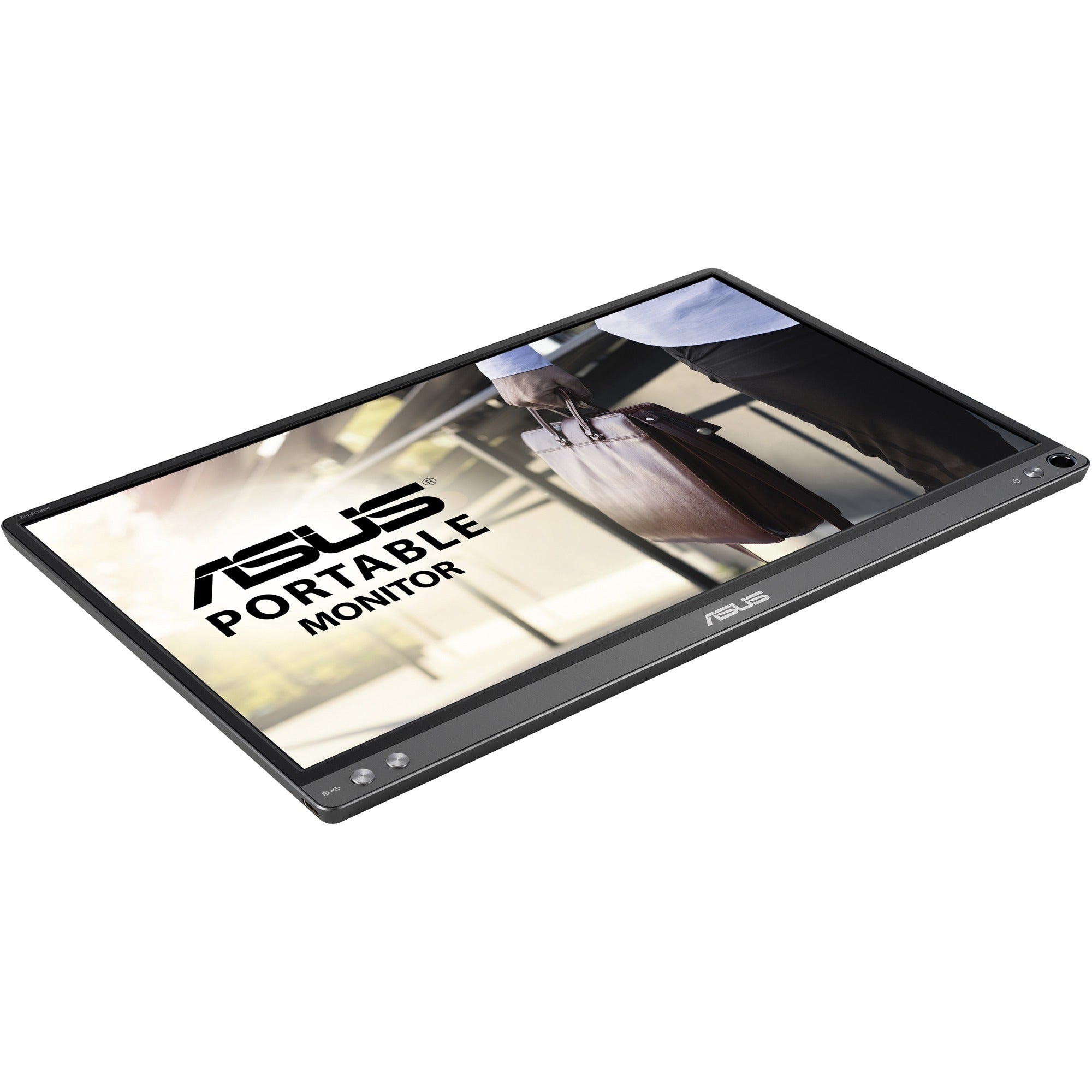Asus ZenScreen MB16ACE 16" Class Full HD LCD Monitor - 16:9 - Dark Gray | SKU AS-MB16ACE