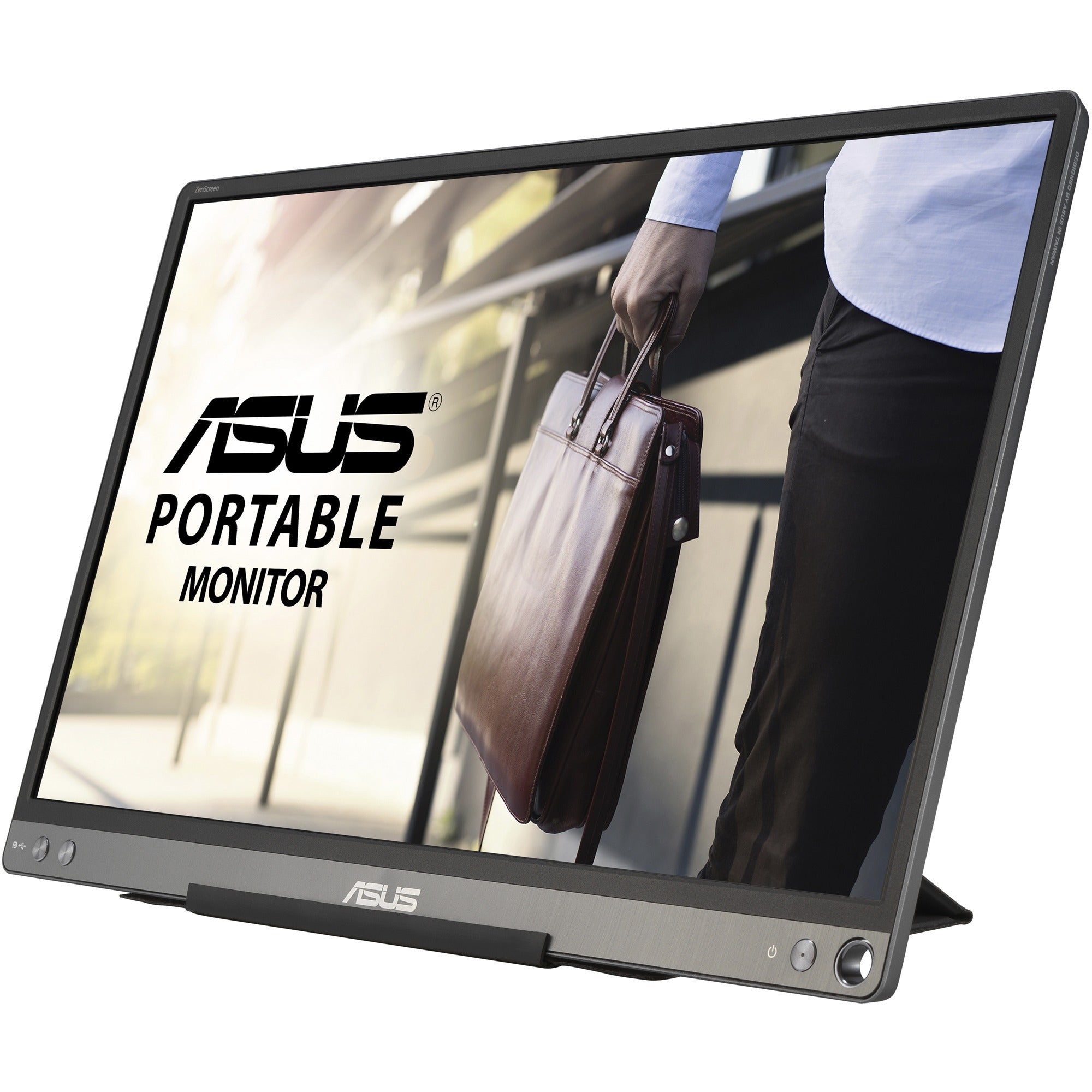 Asus ZenScreen MB16ACE 16" Class Full HD LCD Monitor - 16:9 - Dark Gray | SKU AS-MB16ACE