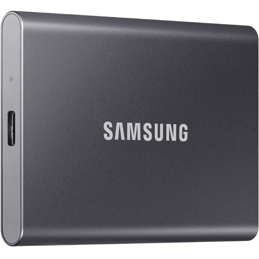 Samsung T7 MU-PC1T0T/AM 1 TB Portable Solid State Drive - External - PCI Express NVMe - Titan Gray | SKU MU-PC1T0T