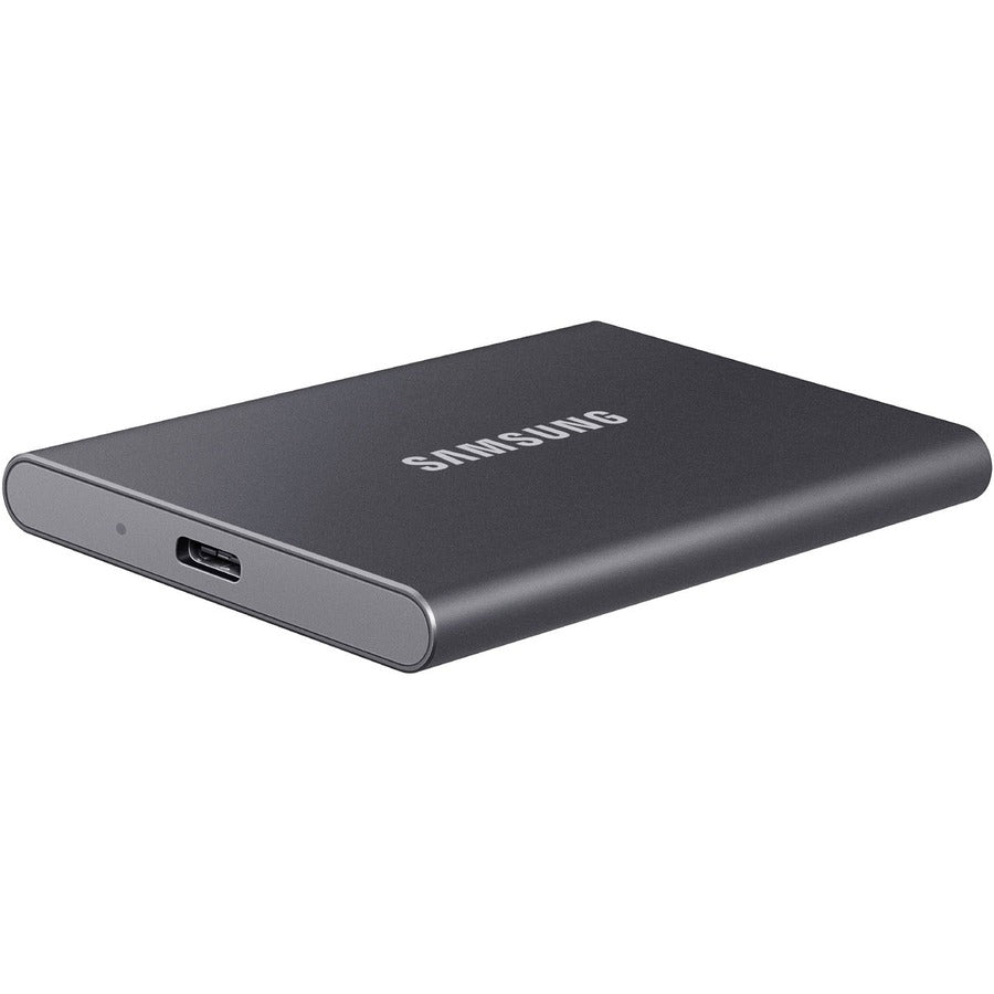 Samsung T7 MU-PC1T0T/AM 1 TB Portable Solid State Drive - External - PCI Express NVMe - Titan Gray | SKU MU-PC1T0T