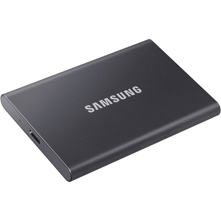 Samsung T7 MU-PC1T0T/AM 1 TB Portable Solid State Drive - External - PCI Express NVMe - Titan Gray | SKU MU-PC1T0T