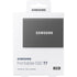 Samsung T7 MU-PC2T0T/AM 2 TB Portable Solid State Drive - External - PCI Express NVMe - Titan Gray | SKU MU-PC2T0T