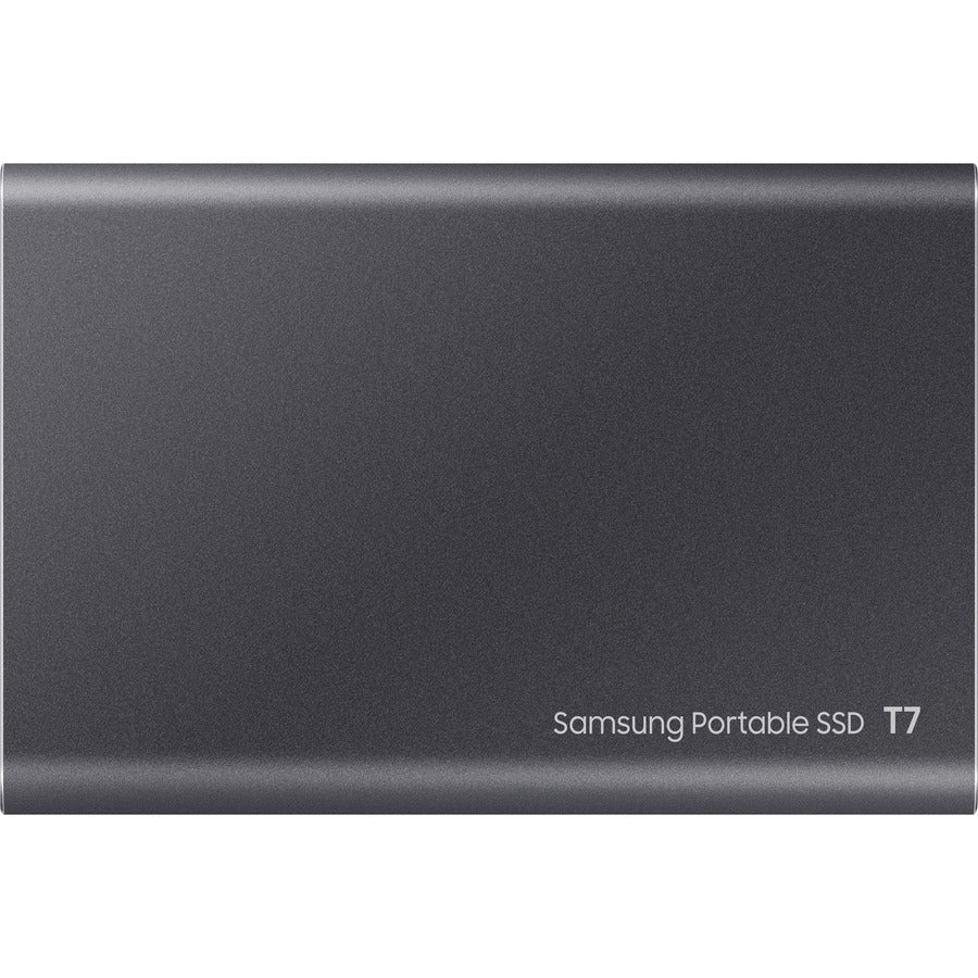 Samsung T7 MU-PC2T0T/AM 2 TB Portable Solid State Drive - External - PCI Express NVMe - Titan Gray | SKU MU-PC2T0T